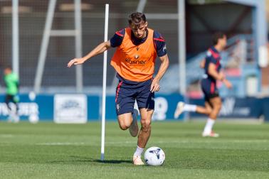 Fotos de la última sesión de Osasuna antes de medirse en EL Sadar al Al-Ain