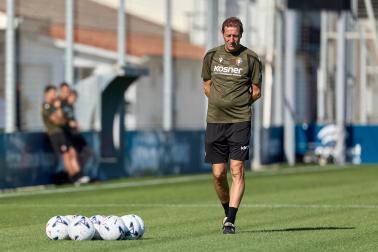 Fotos de la última sesión de Osasuna antes de medirse en EL Sadar al Al-Ain