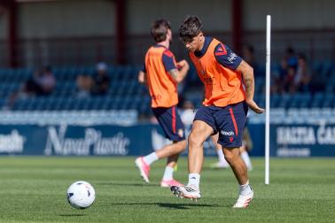 Fotos de la última sesión de Osasuna antes de medirse en EL Sadar al Al-Ain