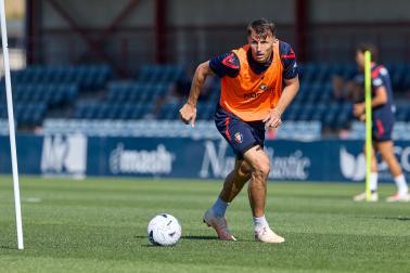 Fotos de la última sesión de Osasuna antes de medirse en EL Sadar al Al-Ain
