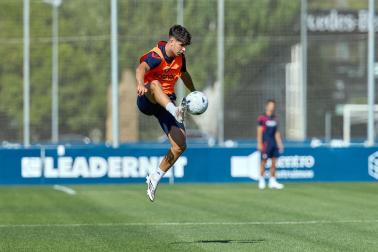 Fotos de la última sesión de Osasuna antes de medirse en EL Sadar al Al-Ain