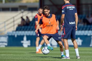 Fotos de la última sesión de Osasuna antes de medirse en EL Sadar al Al-Ain