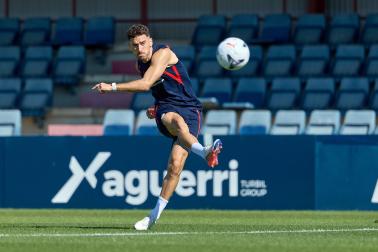 Fotos de la última sesión de Osasuna antes de medirse en EL Sadar al Al-Ain