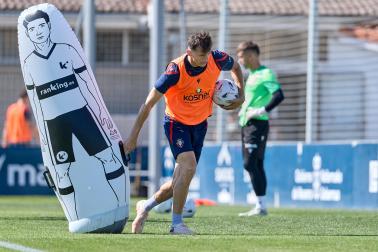 Fotos de la última sesión de Osasuna antes de medirse en EL Sadar al Al-Ain