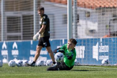 Fotos de la última sesión de Osasuna antes de medirse en EL Sadar al Al-Ain