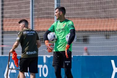 Fotos de la última sesión de Osasuna antes de medirse en EL Sadar al Al-Ain