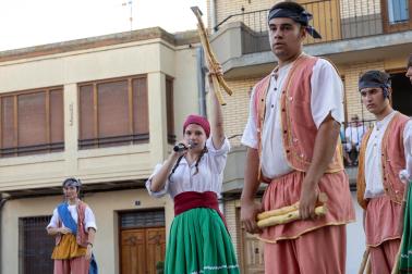 Fotos del paloteado de las fiestas de Fustiñana