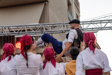 Fotos del paloteado de las fiestas de Fustiñana