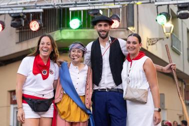 Fotos del paloteado de las fiestas de Fustiñana