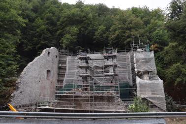 Fotos de las obras de reforma de la fábrica de armas de Eugi