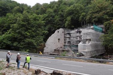 Fotos de las obras de reforma de la fábrica de armas de Eugi