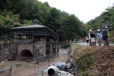 Fotos de las obras de reforma de la fábrica de armas de Eugi