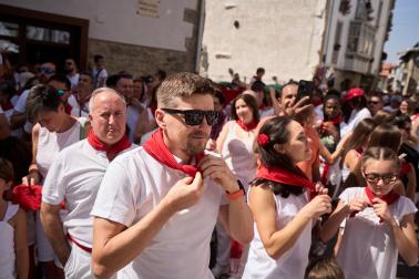 Fotos del inicio de las fiestas de Aoiz 2026