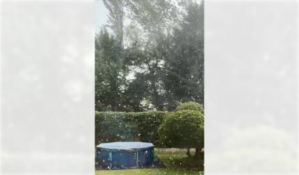 Segunda jornada consecutiva con tormentas en la Comunidad foral