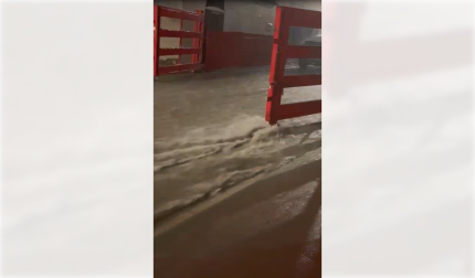 Vídeo de la tormenta torrencial y con granizo de lunes en Milagro