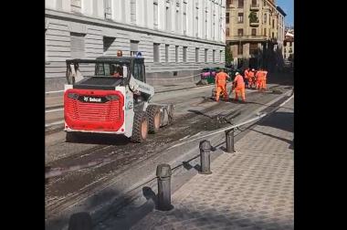 Comienzo de las obras en calle Amaya, este martes 11 de agosto