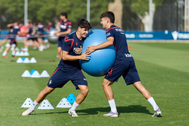 Foto del entrenamiento de Osasuna de este 11 de agosto