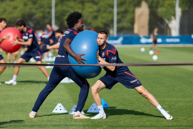 Foto del entrenamiento de Osasuna de este 11 de agosto