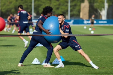 Foto del entrenamiento de Osasuna de este 11 de agosto