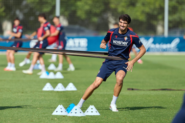 Foto del entrenamiento de Osasuna de este 11 de agosto