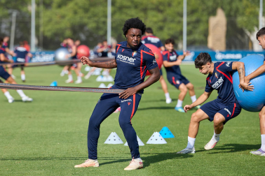 Foto del entrenamiento de Osasuna de este 11 de agosto