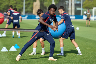 Foto del entrenamiento de Osasuna de este 11 de agosto