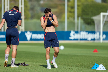 Foto del entrenamiento de Osasuna de este 11 de agosto