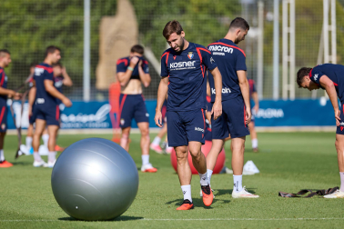 Foto del entrenamiento de Osasuna de este 11 de agosto