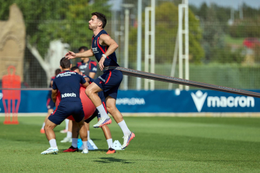 Foto del entrenamiento de Osasuna de este 11 de agosto