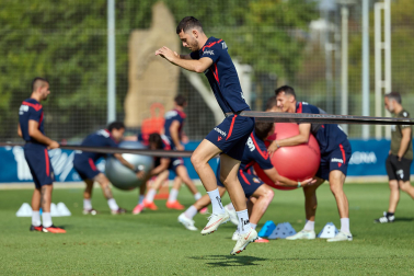 Foto del entrenamiento de Osasuna de este 11 de agosto