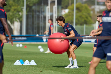 Foto del entrenamiento de Osasuna de este 11 de agosto