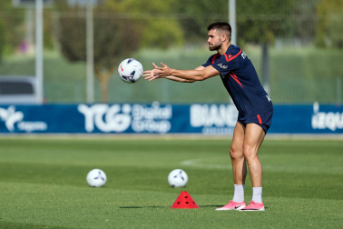Foto del entrenamiento de Osasuna de este 11 de agosto