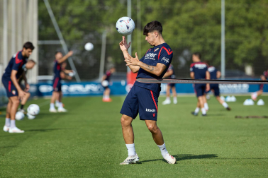 Foto del entrenamiento de Osasuna de este 11 de agosto