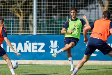 Foto del entrenamiento de Osasuna de este 11 de agosto