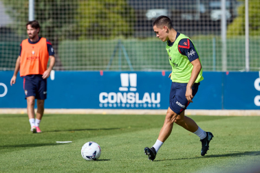 Foto del entrenamiento de Osasuna de este 11 de agosto