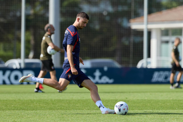 Foto del entrenamiento de Osasuna de este 11 de agosto