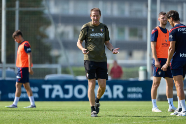 Foto del entrenamiento de Osasuna de este 11 de agosto