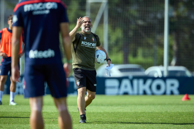 Foto del entrenamiento de Osasuna de este 11 de agosto