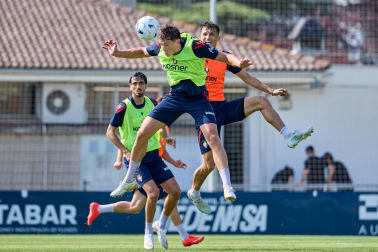 Foto del entrenamiento de Osasuna de este 11 de agosto