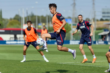 Foto del entrenamiento de Osasuna de este 11 de agosto