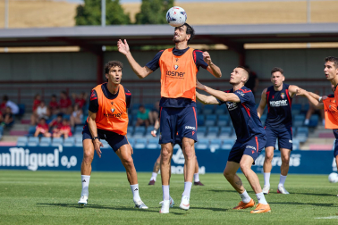 Foto del entrenamiento de Osasuna de este 11 de agosto