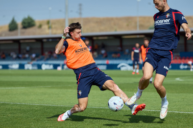 Foto del entrenamiento de Osasuna de este 11 de agosto
