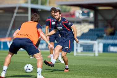 Foto del entrenamiento de Osasuna de este 12 de agosto