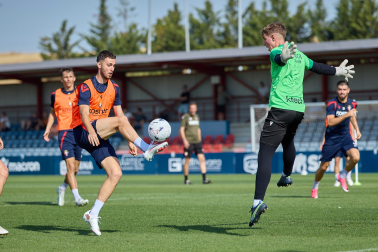 Foto del entrenamiento de Osasuna de este 12 de agosto