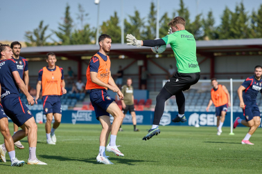 Foto del entrenamiento de Osasuna de este 12 de agosto