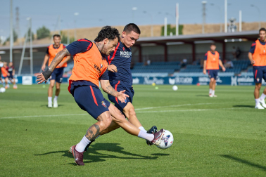 Foto del entrenamiento de Osasuna de este 12 de agosto