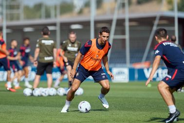 Foto del entrenamiento de Osasuna de este 12 de agosto