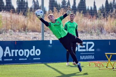 Foto del entrenamiento de Osasuna de este 12 de agosto