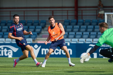 Foto del entrenamiento de Osasuna de este 12 de agosto