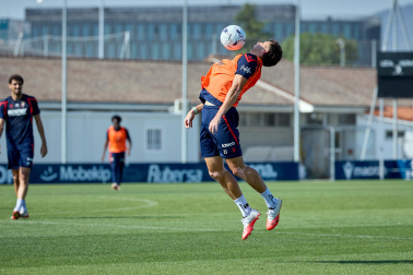 Foto del entrenamiento de Osasuna de este 12 de agosto